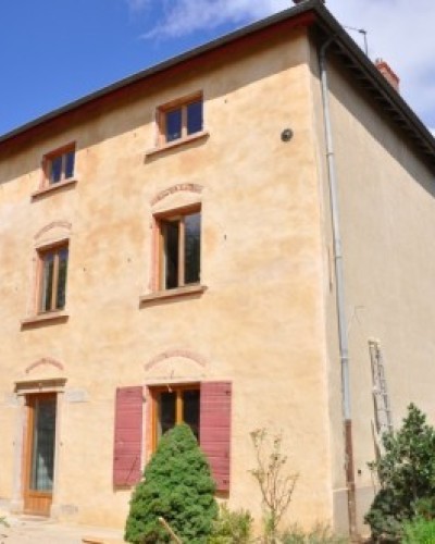 100 m2 de façade en 2 jours à Chaponost