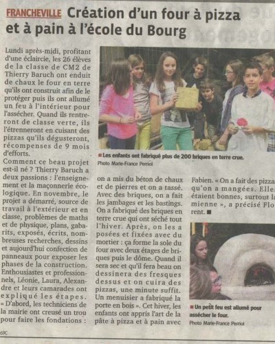 A 11 ans, ils ont construit un four en terre crue