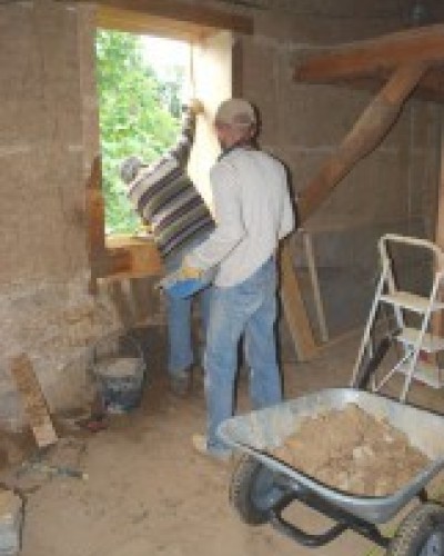 Appui de fenêtre et carreaux énécologiques chez les choux-lents (St Germain au Mont d'or)