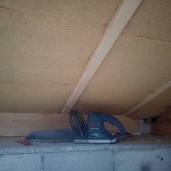 Béton de terre...du jardin et isolation en fibre de bois à Diemoz