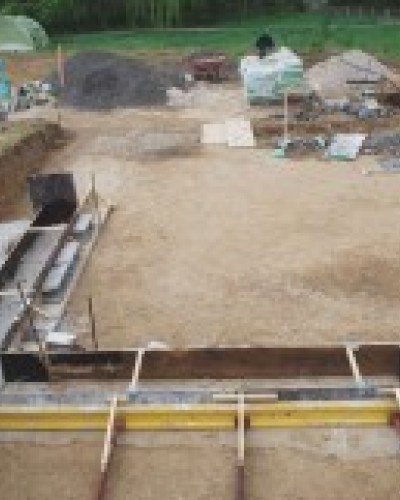 Chantier participatif encadré le vendredi 2 mai : béton de chaux-pouzzolane à Grezieu la varenne