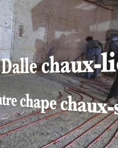 Quand dalle chaux-liège rencontre chape chaux-sable dans une bâtisse en pisé à Rilleux la Pape