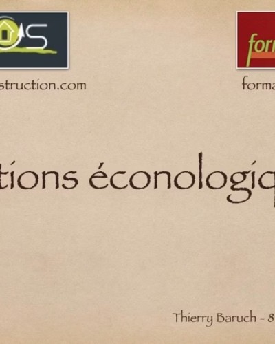 Finitions éconologiques à Oïkos