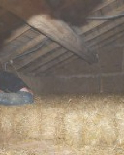 Isolation des combles en bottes de paille