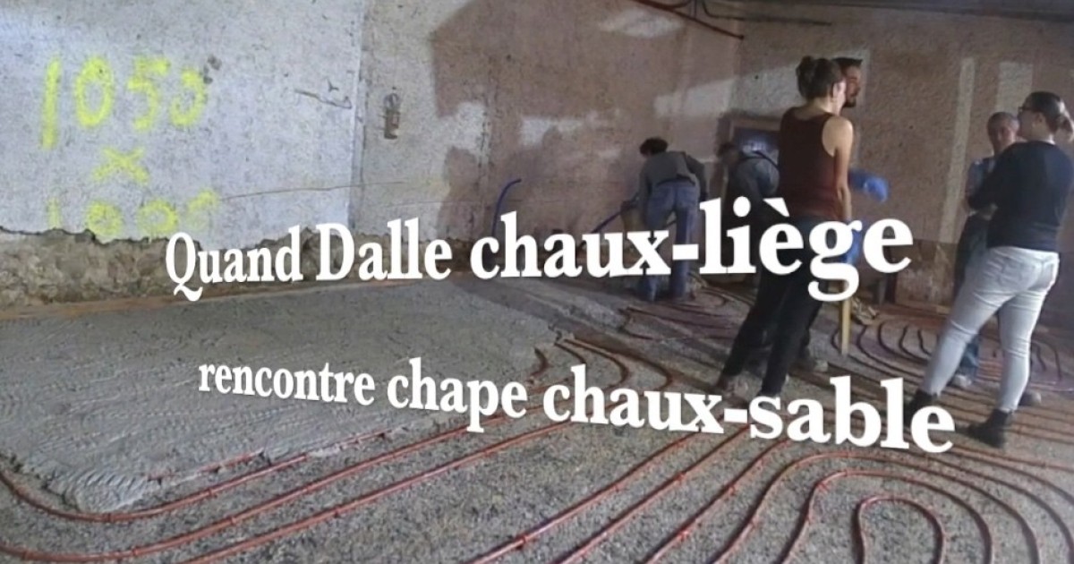 Quand dalle chauxliège rencontre chape chauxsable dans une bâtisse en — free download